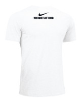 Nike Women's Weightlifting Raise The Bar Tee - White/Black Nike Women's Weightlifting Raise The Bar Tee - White/Black