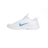Nike Huarache 9 Elite Turf LAX Lacrosse Shoes - Color: 103 - White/ University Blue