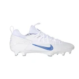 Nike Huarache 9 Elite Low LAX Lacrosse Shoes  - Color: 101 - White/Game Royal White