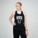 Nike Women's Cheer Crest Tank Dri-Fit Cotton - Black/White