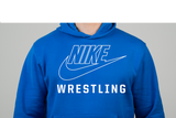 Nike Men's Wrestling Futura Hoodie - Royal Blue