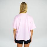 Nike Women's Cheer Athletic SS Boxy Tee - Pink Foam 