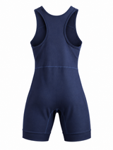 Nike Youth Wrestling Savage 2 Non Sublimated Singlet - Navy/White