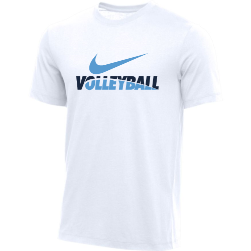 Nike Men's Volleyball Tee White/Navy/Blue