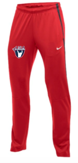 Nike Men's USA Weightlifting Epic Pant - Scarlet/Anthracite