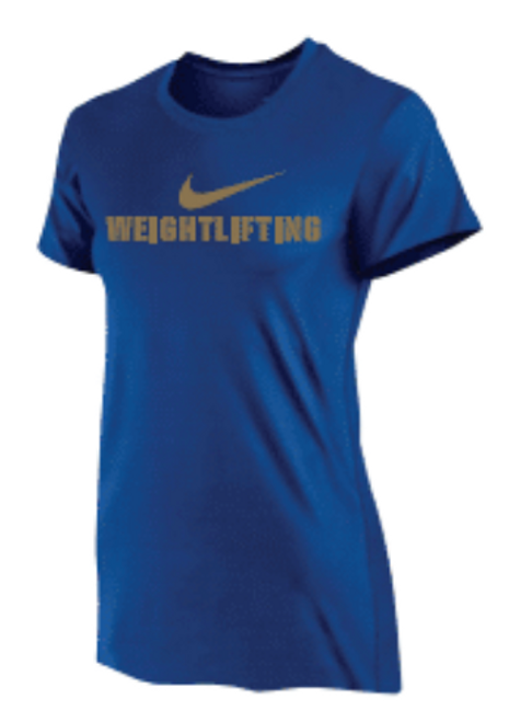 Nike Women's Weightlifting Tee - Royal