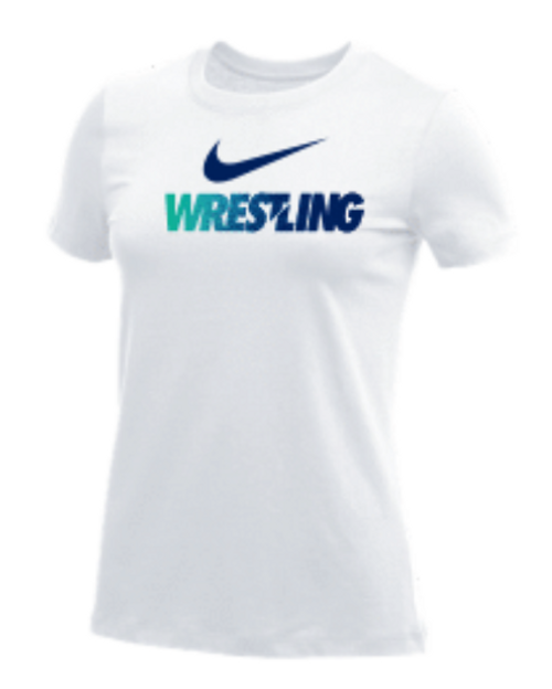 Nike Women's Wrestling Tee - Blue