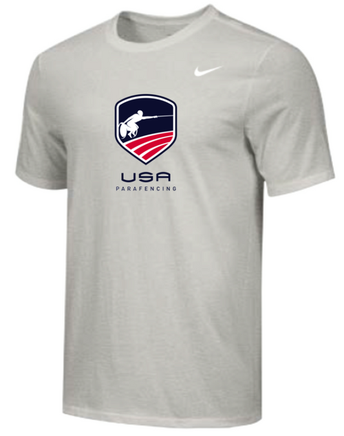 Athlete Performance Solutions Nike Men's USA Fencing Summer Nationals 2023 Cotton Tee- White | Size: Medium Unisex