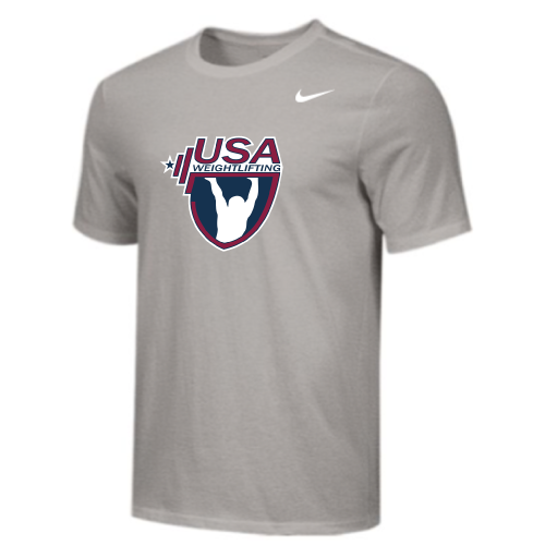 Nike Men's USA Weightlifting  Tee - Grey