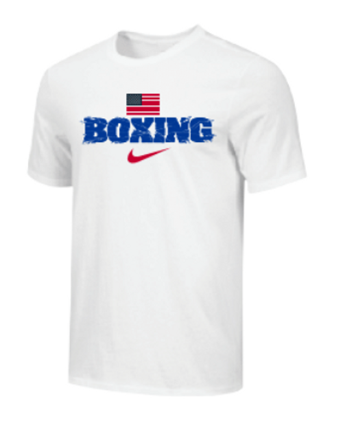 Nike Women's Boxing USA Flag Tee - White