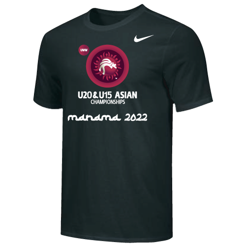 Nike Men's UWW U20 & U15 Asian Championships Manama 2022 - Black
