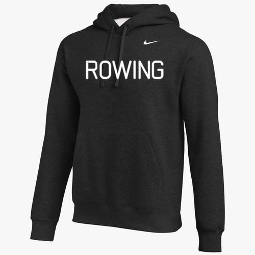 Nike Men's Rowing Club Fleece Hoodie - Black/White