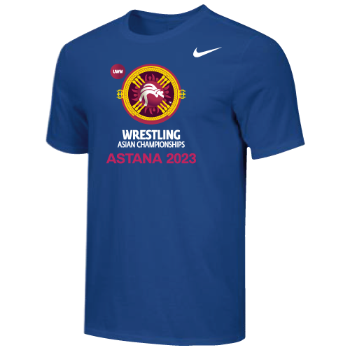 Nike Men's UWW Asian Championships Astana 2023 Tee - Royal