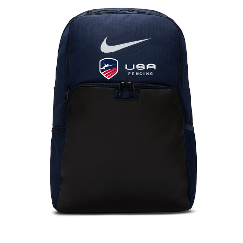 Nike USA Fencing Brasilia 9.5 Training Backpack - Navy/Black