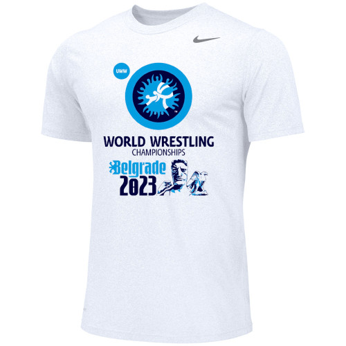 Nike Men's UWW World Championships Belgrade 2023 Tee  - White