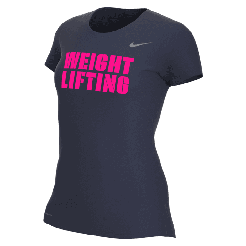 Nike Women's Weightlifting Legend Tee - Navy