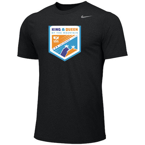 Nike Men's USA Wrestling King & Queen of the Mountain Tee - Black