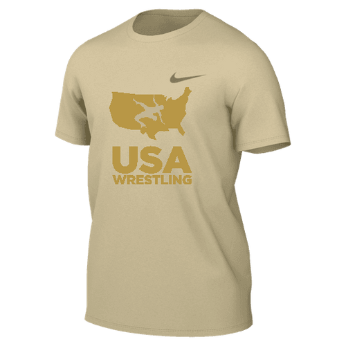 Nike Men's USA Wrestling Dri-FIT Legend Tee - Team Gold