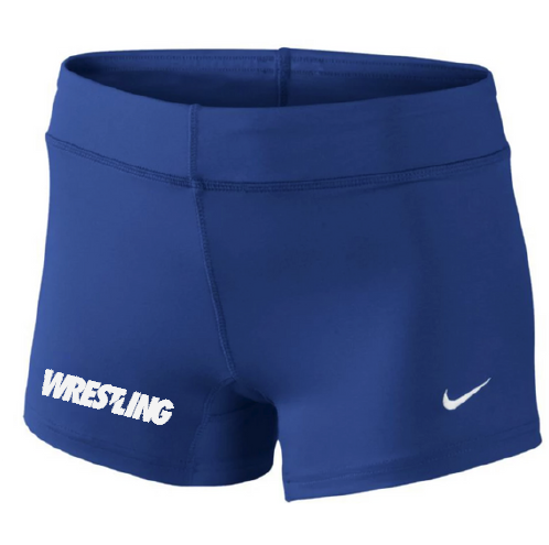 Nike Women's Wrestling Performance Game Short - Royal/White