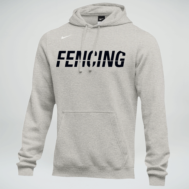 Nike Men's Fencing Club Fleece Hoodie - Grey/Black