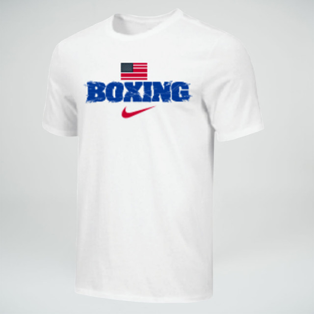 Nike Men's Boxing USA Flag Tee - White