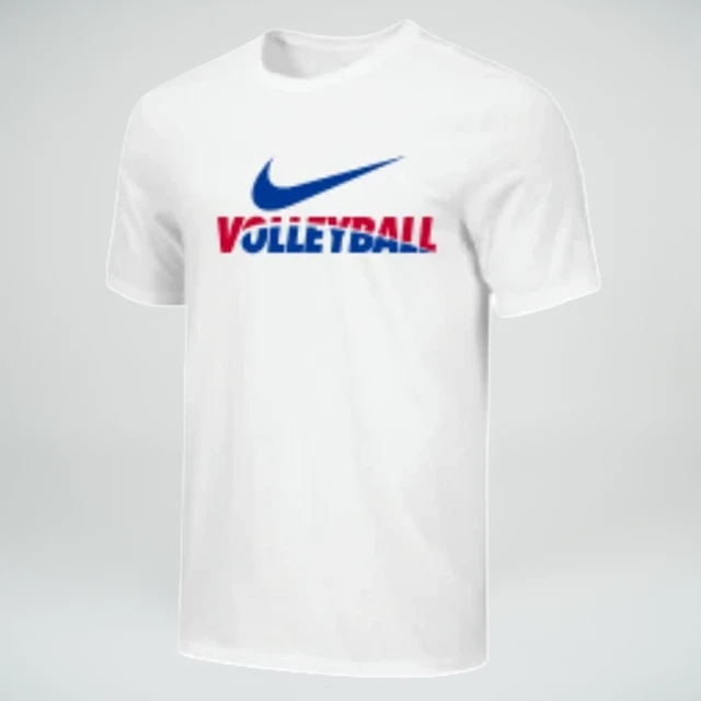Nike Men's Volleyball Tee - White/Blue