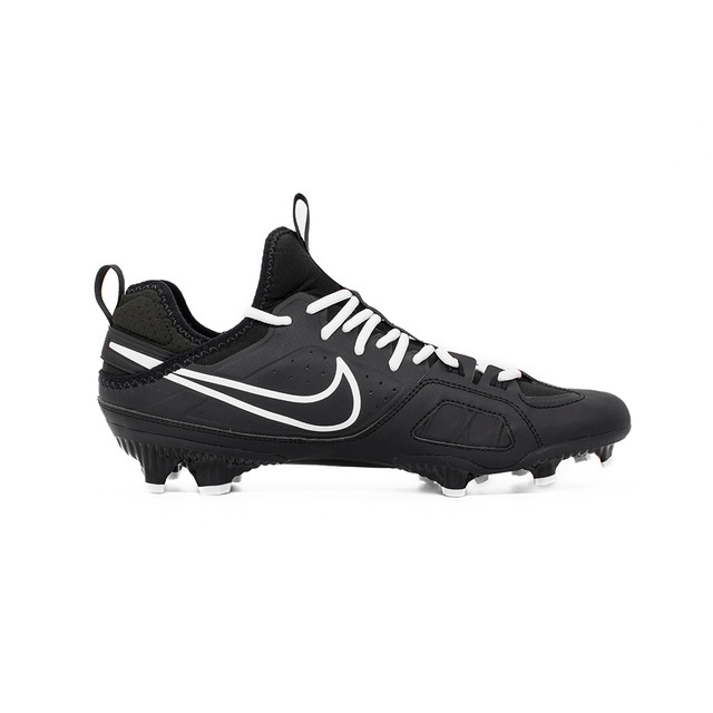Nike Huarache 9 Varsity LAX Lacrosse Shoes - Color: 002 - Black/White