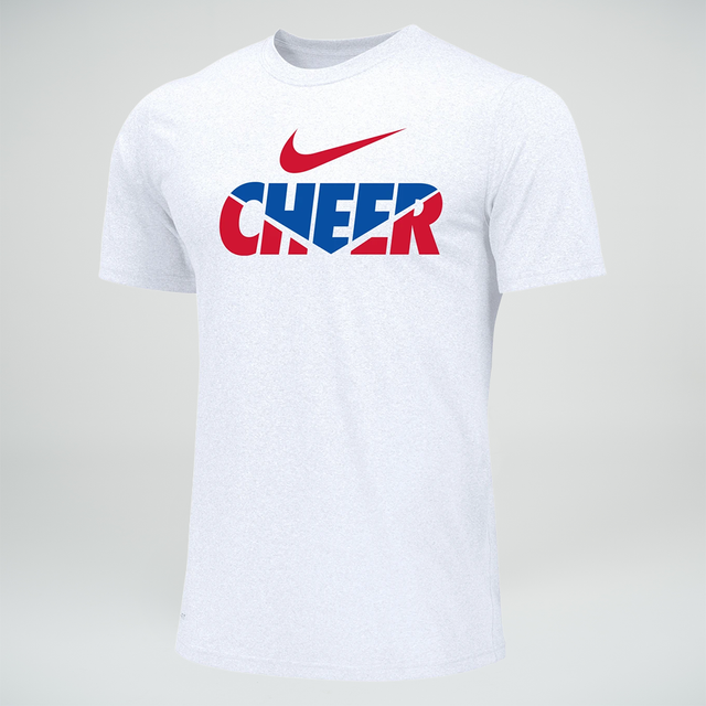 Nike Men's Cheer 100% Cotton Tee - White