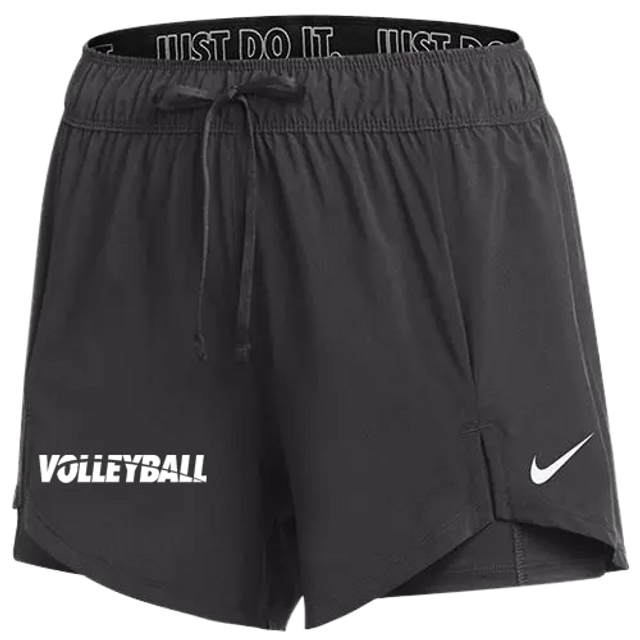 Nike Women's Volleyball Dri-FIT Flex Women's 2-in-1 Training Shorts - Dark Heather