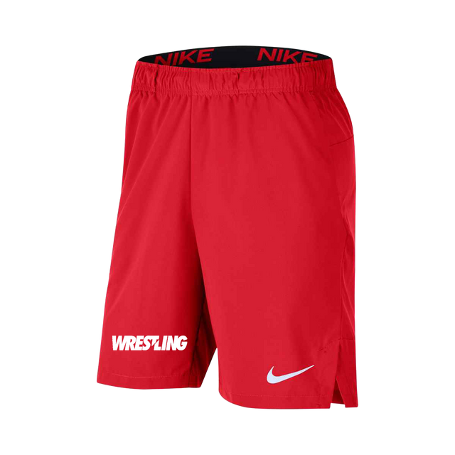 Nike Youth Wrestling Dri-FIT Flex Woven Training Short  - Red
