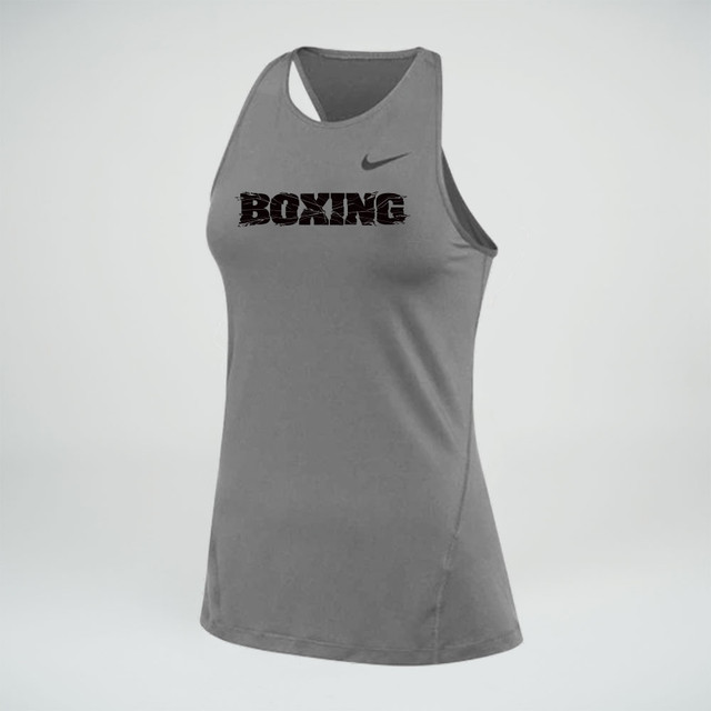 Nike Women's Boxing Dri-FIT Cotton Tank - Grey