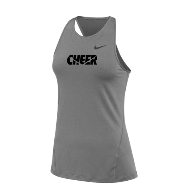 Nike Women's Cheer Dri-FIT Cotton Tank - Grey