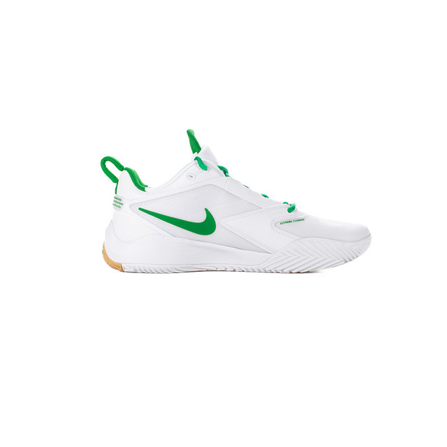 Nike Air Zoom Hyperace 3 Volleyball Shoes - White/Apple Green/Photon Dust