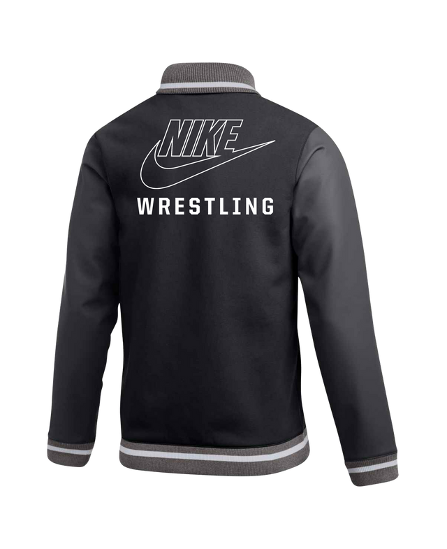 Nike Men's Wrestling Letterman Jacket - Black