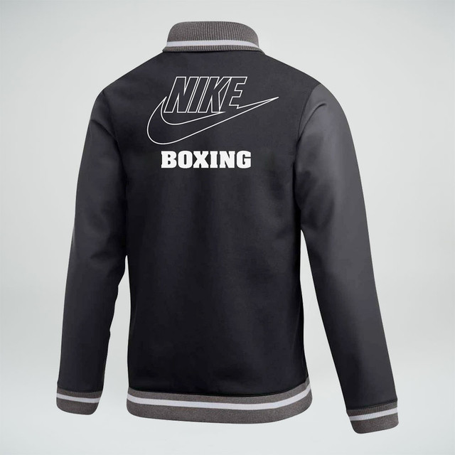 Nike Men's Boxing Letterman Jacket - Black