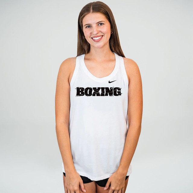 Nike Women's Boxing Dri-FIT Cotton Tank - White