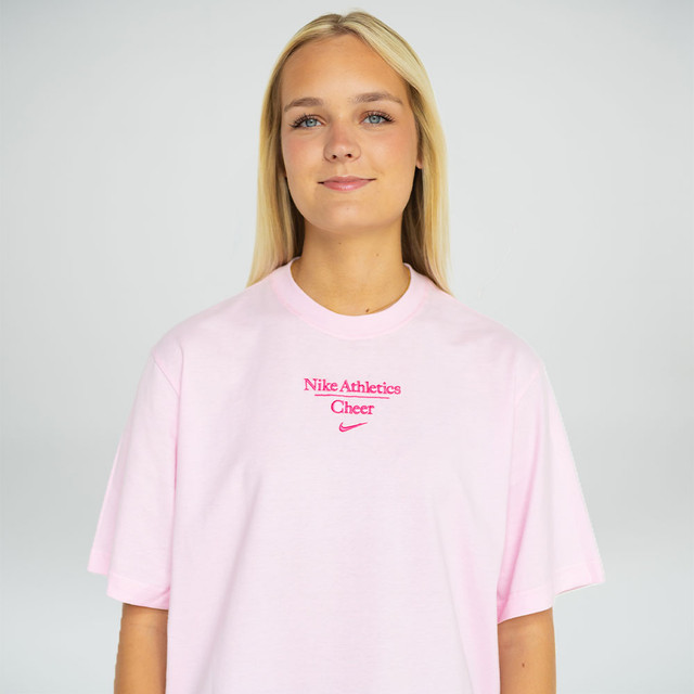 Nike Women's Cheer Athletic SS Boxy Tee - Pink Foam 