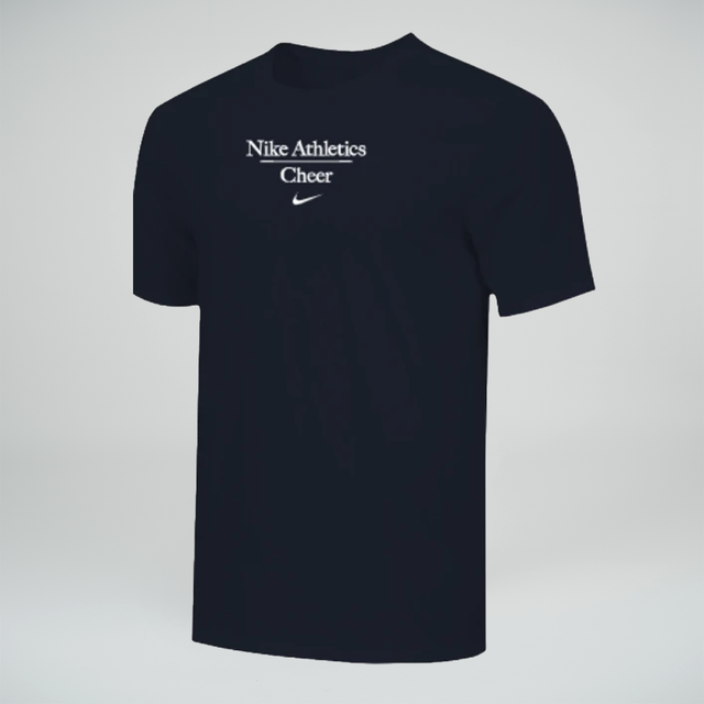 Nike Youth Cheer Athletic 100% Cotton Tee - Black