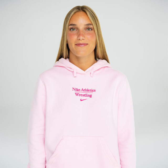 Nike Women's  Wrestling Athletic Hoodie - Pink Foam