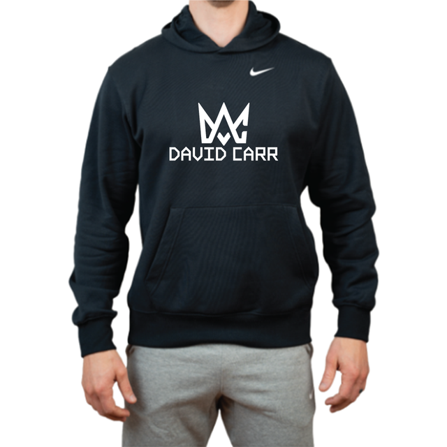 Nike Men's Club Fleece Pullover Hoodie - Carr Crown Light - BLACK