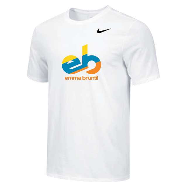 Nike Men's 100% Cotton Tee - Bruntil - White