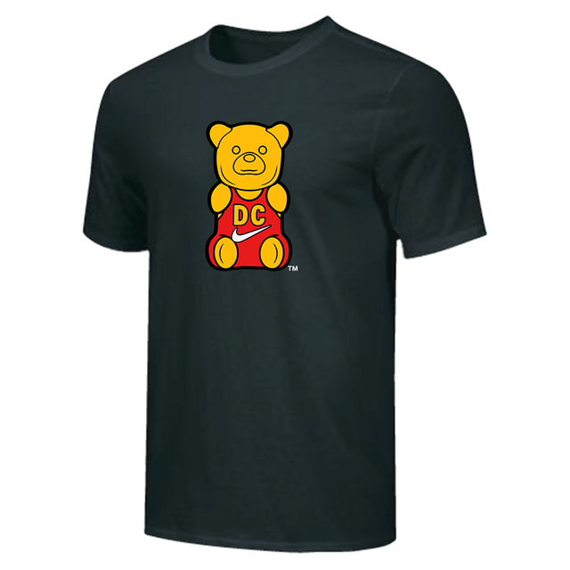 Nike Men's 100% Cotton Tee - DC Bear - BLACK