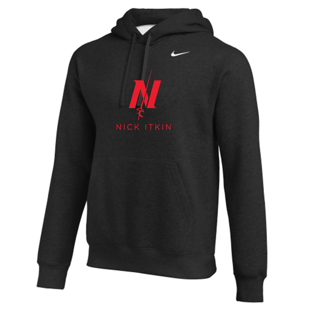 Nike Youth Club Fleece Pullover Hoodie - NI Helmet - Black