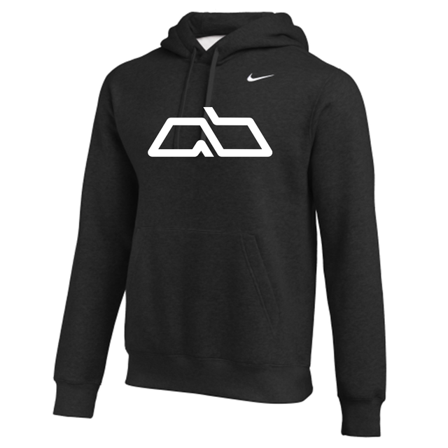 Nike Men's Club Fleece Pullover Hoodie - AB Simple - Black
