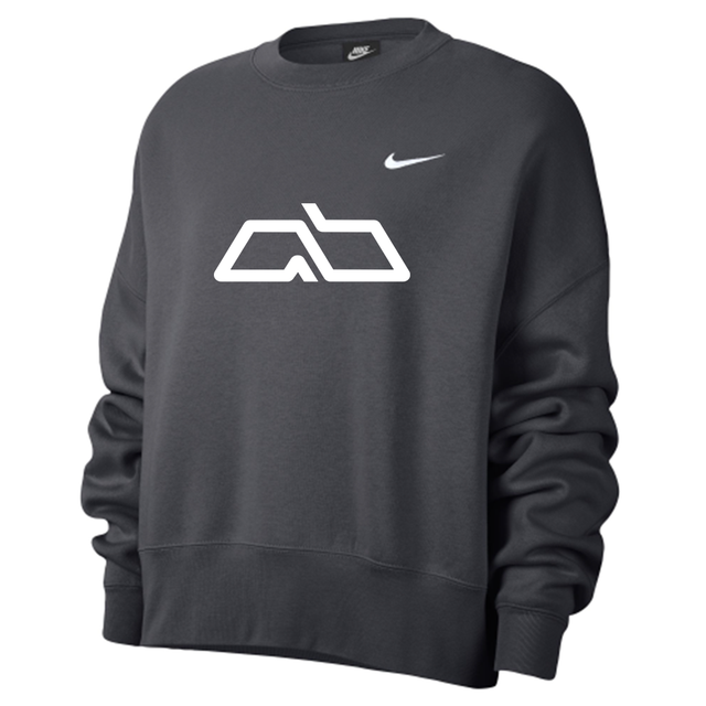 Nike Women's Trend Fleece Crew - AB Simple - Anthracite