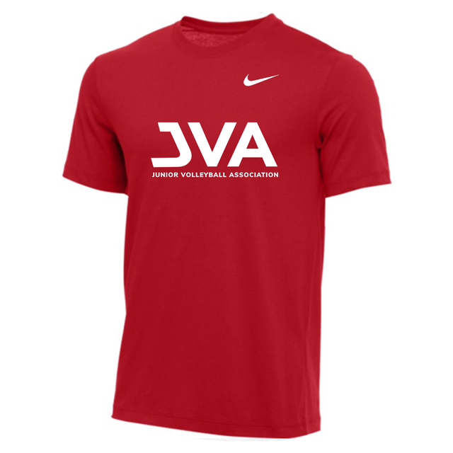 Nike Men's 100% Cotton S/S Tee - JVA Light - Red