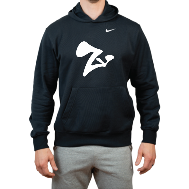 Nike Men's Club Fleece Pullover Hoodie - ZV Light - Black