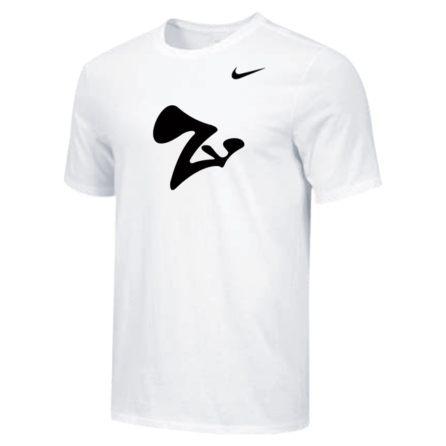 Nike Men's Dri-Fit Cotton Tee - ZV Dark - White