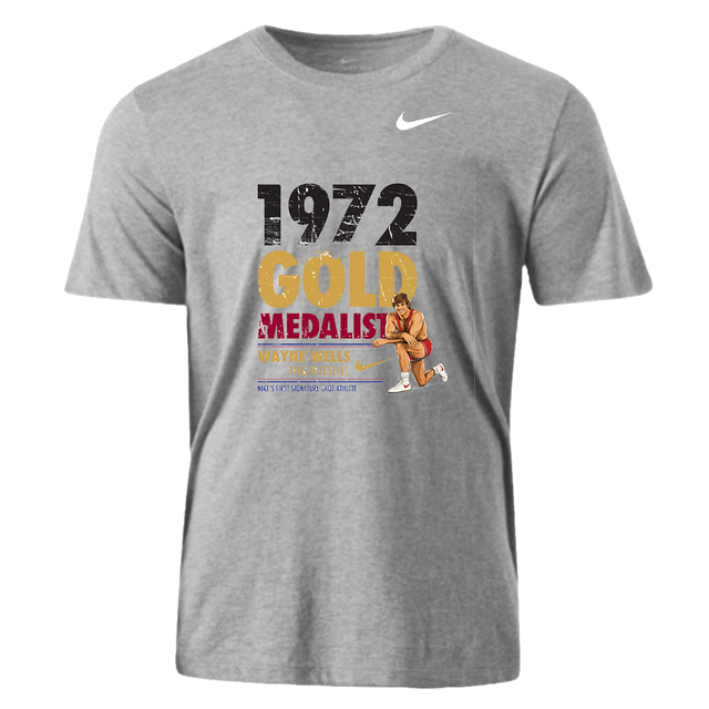 Nike Wrestling Wayne Wells 1972 Gold Medalist Cotton SS Tee