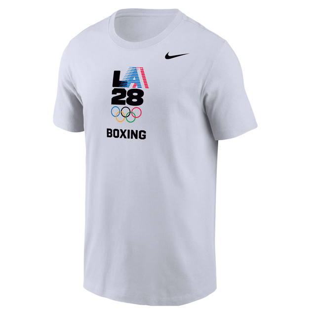 Nike Men's Boxing LA28 Cotton Core SS Tee - White